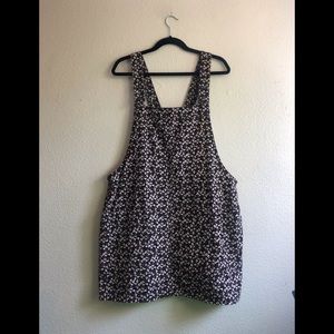 Floral Skirt Overalls